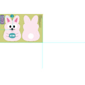 DIY Niedlich Bunny Stuffe Animal Individuelle Name Stoff (Kachel)