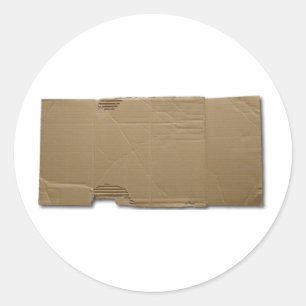 DIY Pappzeichen Runder Aufkleber