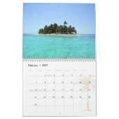 DIY Personalisiert Tropical Foto Template 2026 Kalender (Feb 2027)