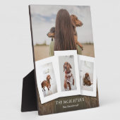 DIY Pet Four Foto Collage Plaque Fotoplatte (Seite)