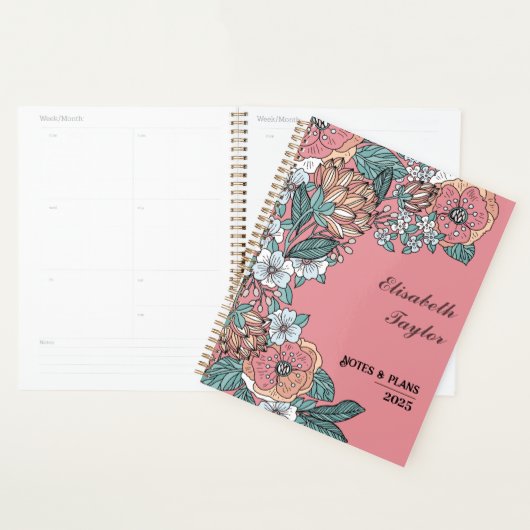 DIY Pink Floral Planner: Ihre Personalisierte Stud Planer (Anzeige)