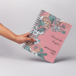 DIY Pink Floral Planner: Ihre Personalisierte Stud Planer