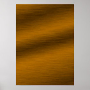 DIY Poster mit gebürstetem Kupferhintergrund Art