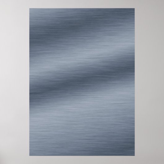 DIY-Poster mit gebürstetem Stahl Hintergrundkunst Poster (Vorne)