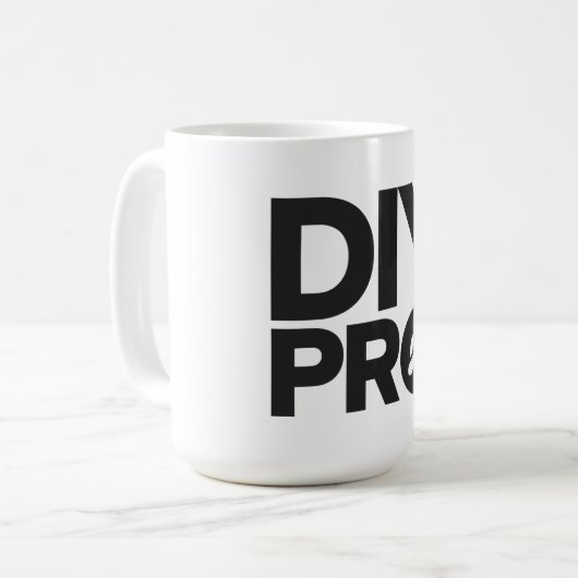 DIY Pro T - Shirt Kaffeetasse (Vorderseite Links)