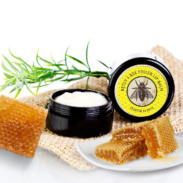 DIY Queen Bee Pollen Crafting Label Runder Aufkleber