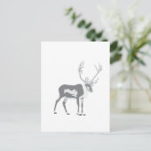 DIY Reindeer Postkarte (Stehend Vorderseite)