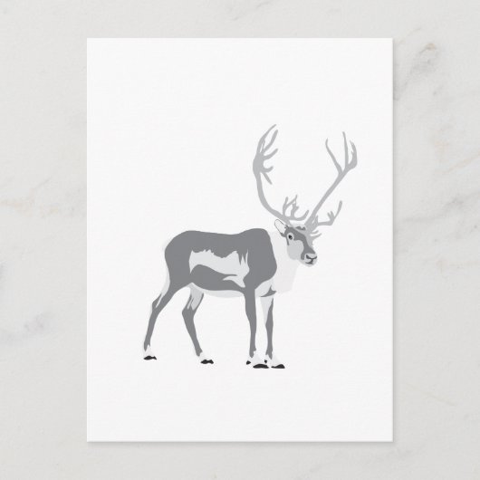 DIY Reindeer Postkarte (Vorderseite)