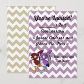 DIY Reptilian-Vogel-Gelenk-Party Einladung (Vorne/Hinten)