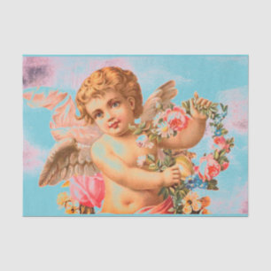 DIY RETRO ENGELS-SEIDENPAPIER Valentinstag Seidenpapier