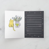 DIY Rustic Chalkboard Birthday Bundline Karte (Innenseite)