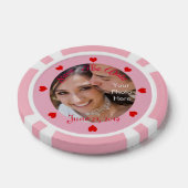 DIY ~ SAVE THE DATE Hochzeit Poker Chips Red Heart (Einzeln)