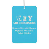 DIY (Scent & Shape Options) - Autolufterfrischer (Vorderseite)