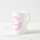 DIY Schablone ersetzen FOTO-TEXT-Entwurf Porzellantasse (Vorderseite Rechts)