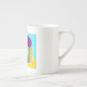 DIY Schablone ersetzen FOTO-TEXT-Entwurf Porzellantasse (Rechts)