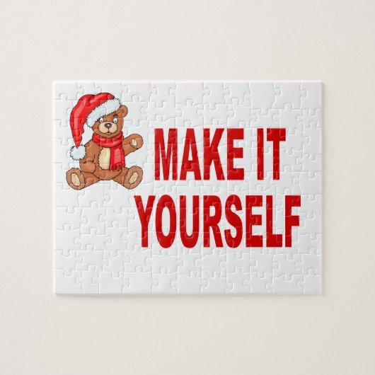 DIY schaffen Ihr eigenes Puzzlespiel Puzzle (Horizontal)