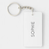 DIY SCHLÜSSELANHÄNGER | Benutzerdefinierter Text, (Vorderseite)