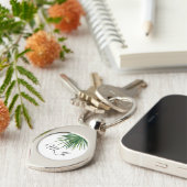 DIY Schlüsselanhänger Palmenblatt Individuelle Nam (Seite)