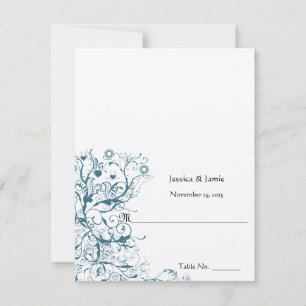 DIY-Score- und Falttisch-Karten für die Hochzeit Einladung