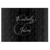 DIY Seinen und ihre Skriptnamen, weiß & grau auf s Schneidebrett (Vorderseite)