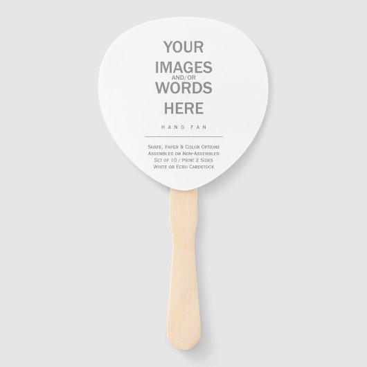 DIY (Shape Options) - Fächer (Vorderseite)