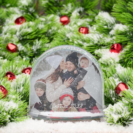 DIY Snow Globe - Custom Photo & Text Schneekugeln (Weihnachten)