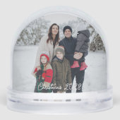 DIY Snow Globe - Custom Photo & Text Schneekugeln (Rückseite)