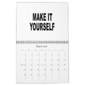 DIY stellen Ihren eigenen Kalender 2015 her (Mär 2027)