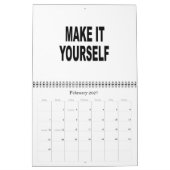 DIY stellen Ihren eigenen Kalender 2015 her (Feb 2027)