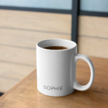 DIY-Tasse | Benutzerdefinierte Farbe, Text, Name,