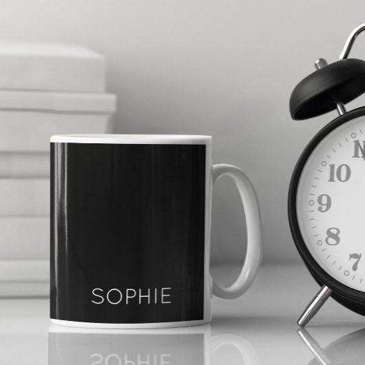 DIY-Tasse | Benutzerdefinierte Farbe, Text, Name, Kaffeetasse