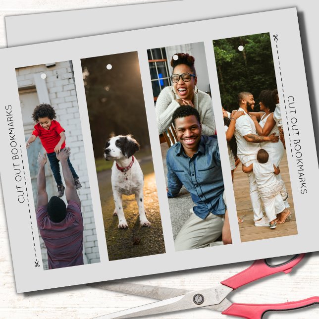 DIY-Template-Foto-Set von 4 Lesezeichen (Von Creator hochgeladen)