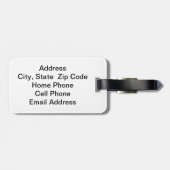 🏌️ ♂️ | DIY Text | Grün Gepäckanhänger (Rückseite horizontal)