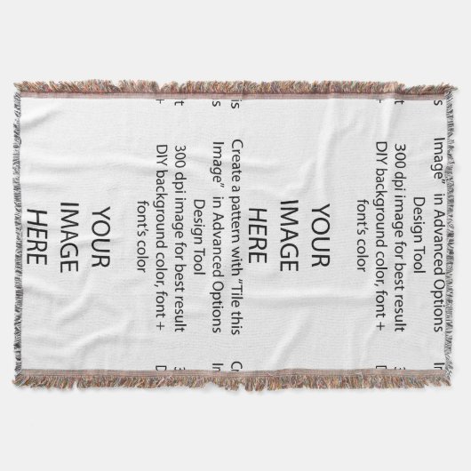 DIY Throw Blankets/DIY-Hintergrundfarbe Decke (Vorderseite)