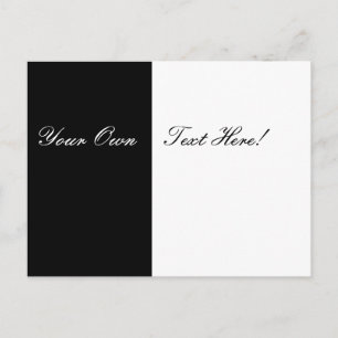 DIY-Tischnummer Postkarte