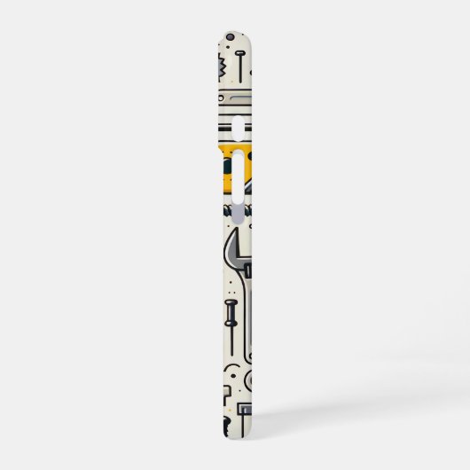 DIY Tool-Sortiment iPhone 16 Hülle (Linke Seite)