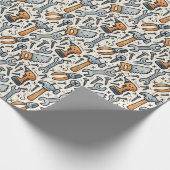 DIY Tools Cartoon Kawaii Art Geschenkpapier (Ecke)