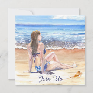 *~* DIY Tropischer Strand AR29 Allgemein JEDE VERA Einladung