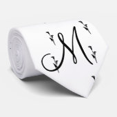 DIY Tulip Logo mit Monogramm Krawatte (Gerollt)