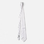 DIY Tulip Logo mit Monogramm Krawatte (Rückseite)