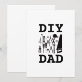 DIY Vater Einladung (Vorne/Hinten)