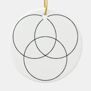 DIY Venn Diagramm Keramik Ornament