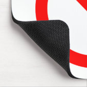DIY "Verbot-" Mausunterlage - addieren Sie Ihren Mousepad (Ecke)