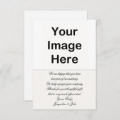 DIY - Vielen Dank Dankeskarte (Vorne/Hinten)