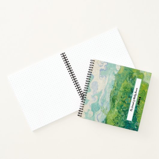 DIY Vincent van Gogh Links Kugel  Notizblock (Innenseite)