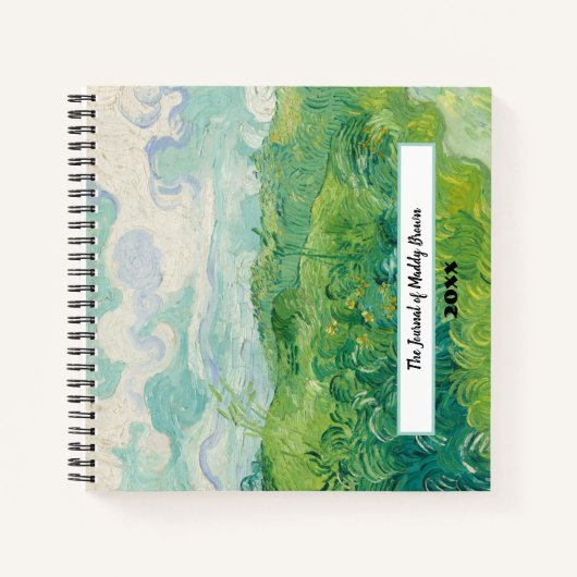 DIY Vincent van Gogh Links Kugel  Notizblock (Vorderseite)