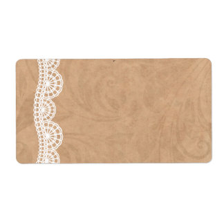 DIY Vintag Lace Printable Wedding Address Labels
