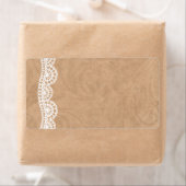 DIY Vintag Lace Printable Wedding Address Labels (Insitu)
