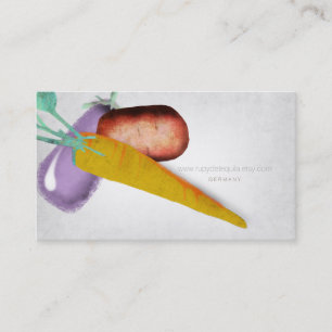 DIY Watercolor Business Cards Visitenkarte