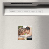 DIY Wedding Foto Square Keepake Bevorzugung Magnet (In Situ (Geschirrspüler))